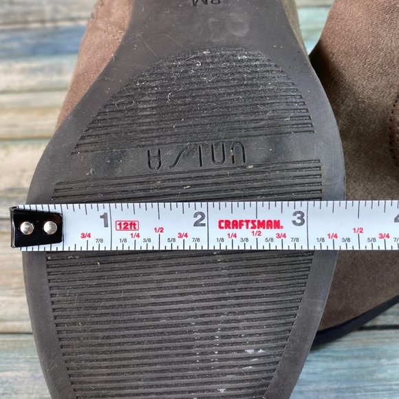 Unisa Laylay Gray Fabric Ankle Boots - Picture 9 of 12